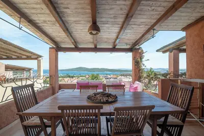 Image de Appartement 'Il Fiordo 28' avec vue sur la mer, piscine partagée et climatisation