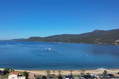 Image de Location 2 personnes en bord de mer, en Corse du Sud. Propriano. Vue mer, plage.