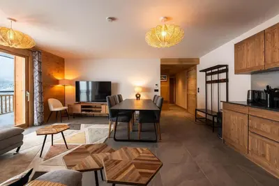 Image de Balcon, parking, télévision, casier à ski, 88m², La Plagne
