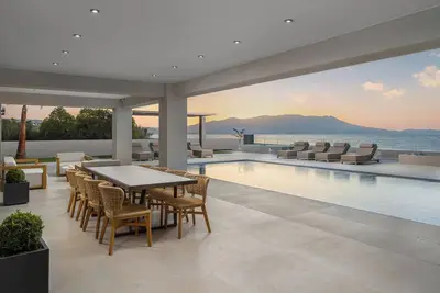 Luxury Villa Eos Beachfront  20 metres from the sea