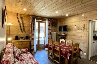 Image de 2 chambres, centre village, proche des pistes, Wifi