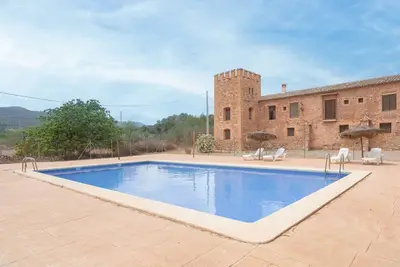 Image de Appartement 'Blanca' avec vue sur les montagnes, piscine partagée et jardin partagé