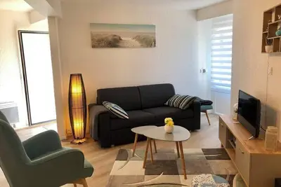 Image de Jolie maisonnette cosy Bord de mer Terrasse
