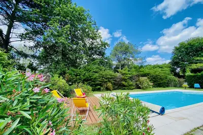 Image de 1km plage du Mauret- maison pour 6 avec piscine