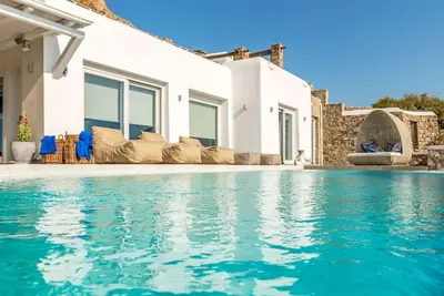 Image de Villa Ă Agios Ioannis Mykonos avec 6 chambres Ă coucher, 12 couchages