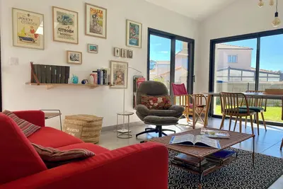 Image de Plage et Histoire: Maison Tintin Ă Saint Vincent sur Jard