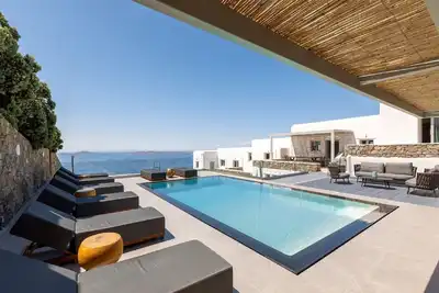 Image de Gorgeous Mykonos Villa | 4 Bedrooms | Villa Atalanta | Private Pool & Panoramic Sea Views | Bbq | Faros
