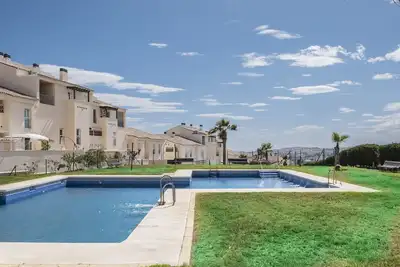 Image de Maison de vacances 'Relaxation, Golf et Plage' avec vue sur la mer, Wi-Fi et climatisation