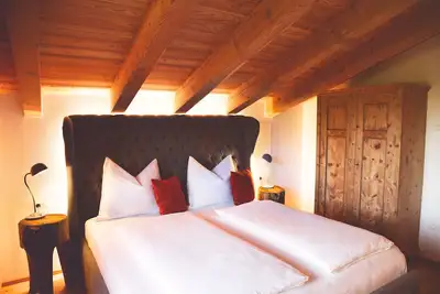 Image de Appartement \"Die Jocherin\" avec vue sur les montagnes, terrasse privée et jardin partagé