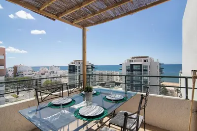 Image de Appartement 'Algarve Paraíso - Solimmo' avec vue sur la mer, Wi-Fi et climatisation