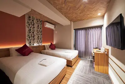 Image de Nonsmoking Deluxe Twin Room Room only Simple  / Osaka Ōsaka