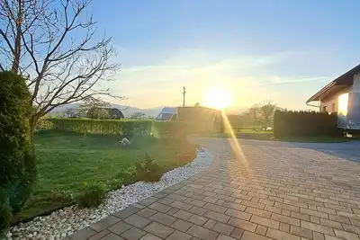 Directly in the middle of nature and close to the Bled. \nFree private parking. \n