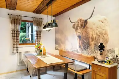 Image de Appartement \"Am Rubach\" avec terrasse partagée, jardin privé et Wi-Fi