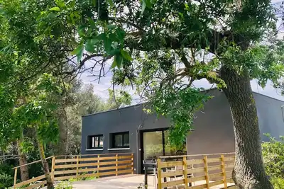 Image de « La Cabane » Mur de verre Xxl, vue panoramique