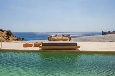 Image de Extraordinary Agios Vasilios Villa | 1 Bedroom | Villa Kyojuro | Private Infinity Pool with Views of the Endless Blue Sea | Finikidia, Agios Pavlos