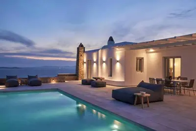 Villa 'Princess Ann' avec vue sur mer, Wi-Fi et climatisation