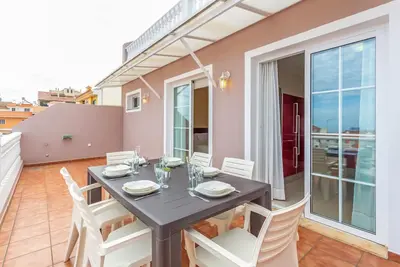 Maison de vacances 'Villa Teide' avec vue sur la mer, terrasse privée et Wi-Fi