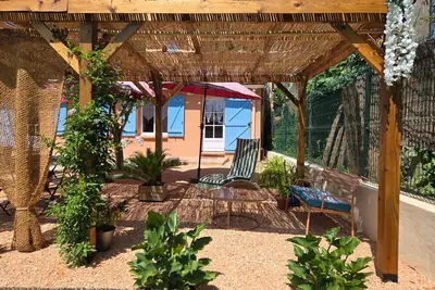 Image de Studio 'La Cascade De Carces' avec terrasse privée, Wi-Fi et climatisation