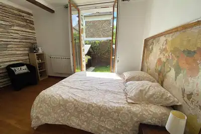 Image de Suite parentale avec accès direct jardin et Salon