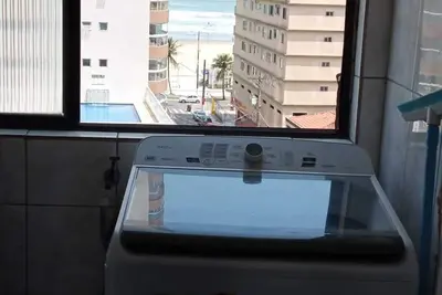 Image de Apartamento Pé na Areia Vista Mar em Praia Grande