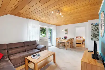 Image de Appartement 'Ferienwohnung Hörth 2' avec vue sur la montagne, jardin partagé et Wi-Fi