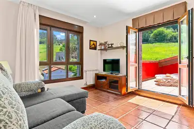 Image de Appartement \"Las Pilas\" avec vue sur les montagnes et jardin privé