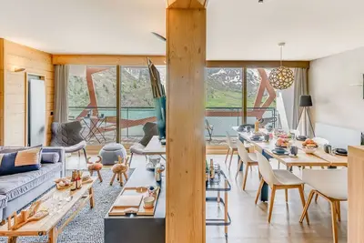 Image de Magnifique 5p 4* pour 8 pers, balcon, ascenseur, skis aux pieds, services hôteliers à Tignes