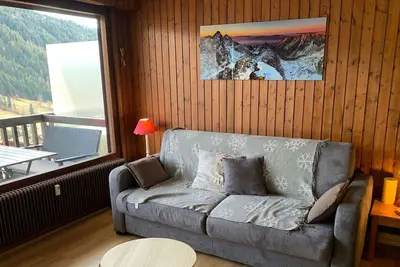 Image de Studio rénové 4 pers, Le Grand-Bornand, balcon sud, proche skibus