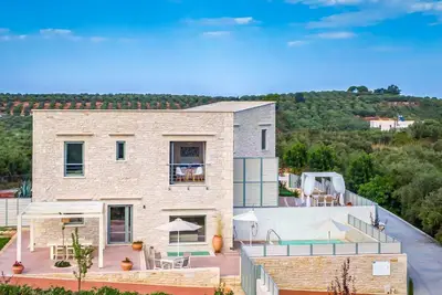 Image de Luxury Crete Villa | Villa Stella Maris | Beautiful Landscaped Views & Private Heated Pool | Bbq | 2 Bedrooms | Mylopotamos