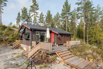 Image de Superbe maison Ă Setskog avec vue sur.
