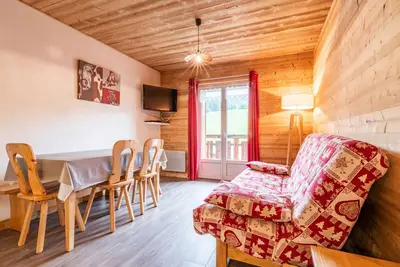 Image de Charmant Apt 4ème étage, balcon, 5 pers. , centre Les Gets, prox. pistes et télécabines