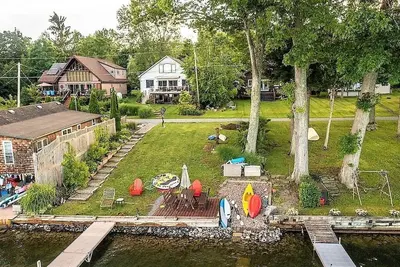 Image de Cazenovia Lake Waterfront Home with Boat  Dock and Power Boat Option