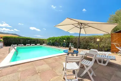 Image de Maison de vacances 'Calypso Sea View Holiday House' avec vue sur la mer, Wi-Fi et climatisation