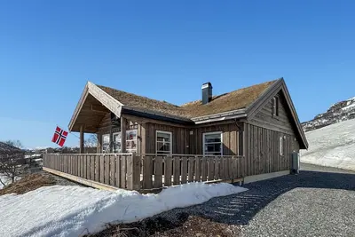 Image de Belle maison à Vøringsfoss avec sauna