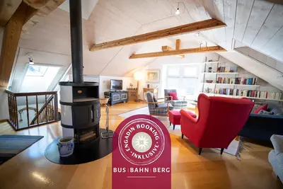 Image de Chasa Suot Chastè: 4. 5-room attic flat directly under the Ardez tower