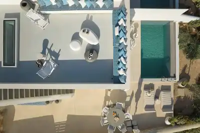 Villa Le22, 180° panoramic sea views, Paros