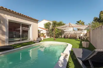 Image de Jolie Villa 110 m2 Piscine à 15 minutes de la mer (Cap d'Agde, Marseillan, Vias)