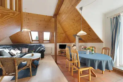 Image de Ferme 'Hof Voege Ferienwohnung 6' avec jardin partagé et Wi-Fi