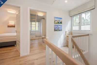 Image de Modernes Ferienhaus auf Usedom mit Sauna und Kamin