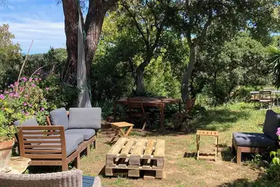 Image de Appart. indépendant 1er ét. maison dans la verdure, proche plage de l'Escalet
