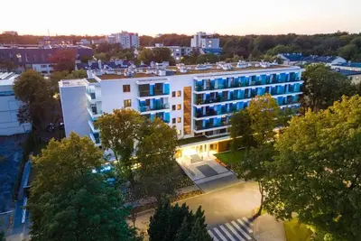 Image de Whiteblue Kołobrzeg Apartment with a big garden - 100 m from the beach!