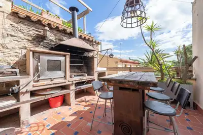 Image de Maison de vacances 'Casa RĂşstica Cal Mian' avec vue sur les montagnes, Wi-Fi et climatisation