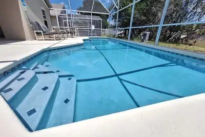 Five bedroom, three bath home with pool and games room