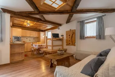 Image de TabiĂ Elisa ground floor, a jewel at the foot of Sassolungo