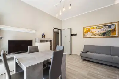 Image de Maison de vacances 'Appartamento Elegante Carbonia' avec balcon, Wi-Fi et climatisation