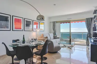 Image de 3p vue mer, plages à pied & parking privé.