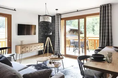 Image de Wifi, terrasse, balcon, parking, télévision, casier à ski, 70-72m², Morzine