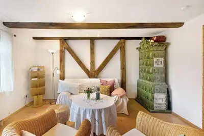 Image de Appartement 'Ferienwohnung Gute Stube' avec vue sur la montagne, terrasse partagée et Wi-Fi