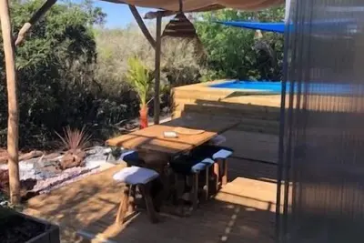 Image de Atypique, posé sur la plage accès direct, piscine, barbecue, animaux ok