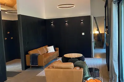 Image de Modern rustic getaway located on the Stillwater River